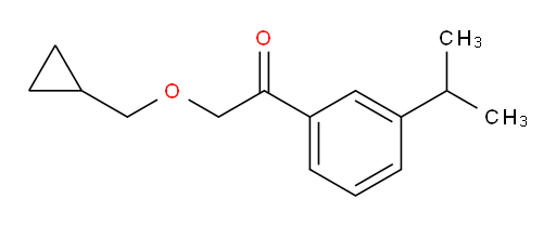 2-(cyclopropylmethoxy)-1-(3-isopropylphenyl)ethanone