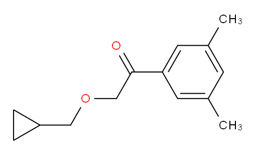 2-(cyclopropylmethoxy)-1-(3,5-dimethylphenyl)ethanone