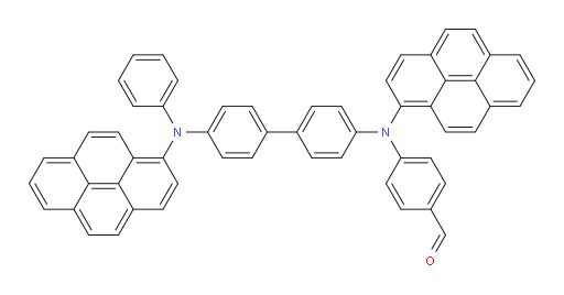 4-((4'-(phenyl(pyren-1-yl)amino)-[1,1'-biphenyl]-4-yl)(pyren-1-yl)amino)benzaldehyde