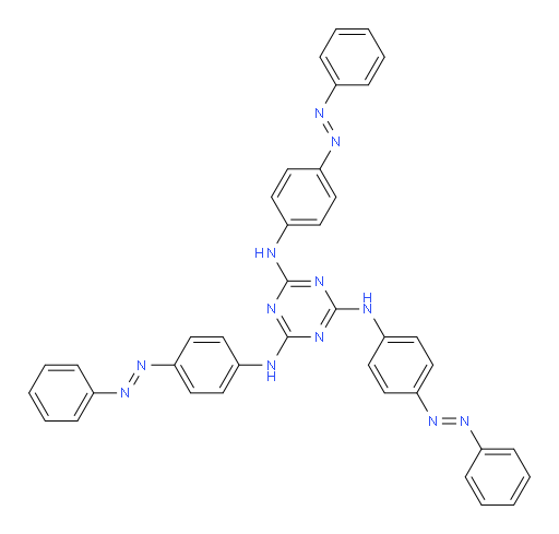 N2,N4,N6-tris(4-(phenyldiazenyl)phenyl)-1,3,5-triazine-2,4,6-triamine