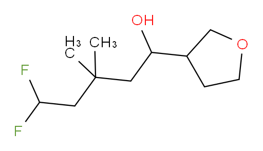 5,5-difluoro-3,3-dimethyl-1-(tetrahydrofuran-3-yl)pentan-1-ol