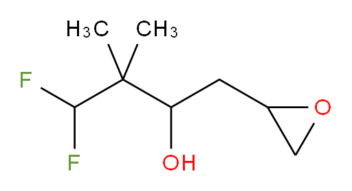 4,4-difluoro-3,3-dimethyl-1-(oxiran-2-yl)butan-2-ol