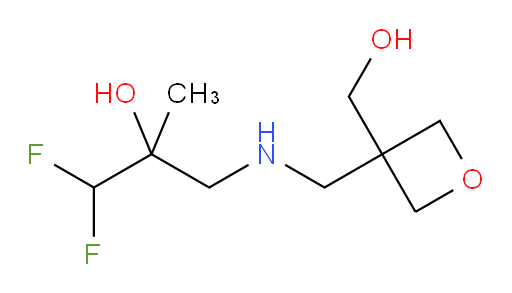 1,1-difluoro-3-(((3-(hydroxymethyl)oxetan-3-yl)methyl)amino)-2-methylpropan-2-ol