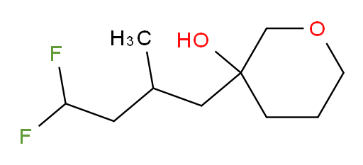 3-(4,4-difluoro-2-methylbutyl)tetrahydro-2H-pyran-3-ol
