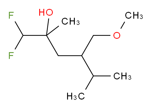 1,1-difluoro-4-(methoxymethyl)-2,5-dimethylhexan-2-ol