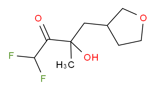 1,1-difluoro-3-hydroxy-3-methyl-4-(tetrahydrofuran-3-yl)butan-2-one