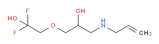 1-(allylamino)-3-(2,2-difluoro-2-hydroxyethoxy)propan-2-ol