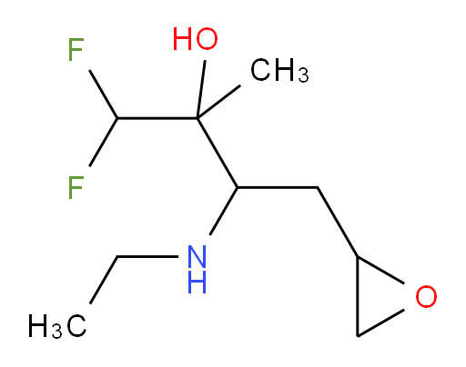3-(ethylamino)-1,1-difluoro-2-methyl-4-(oxiran-2-yl)butan-2-ol