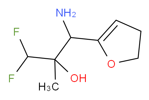 1-amino-1-(4,5-dihydrofuran-2-yl)-3,3-difluoro-2-methylpropan-2-ol