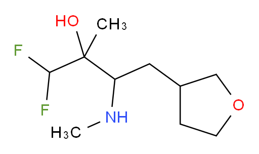 1,1-difluoro-2-methyl-3-(methylamino)-4-(tetrahydrofuran-3-yl)butan-2-ol