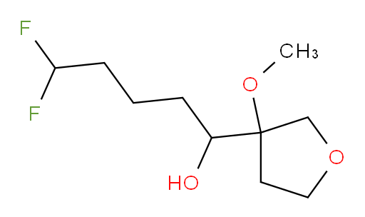 5,5-difluoro-1-(3-methoxytetrahydrofuran-3-yl)pentan-1-ol