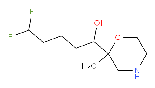 5,5-difluoro-1-(2-methylmorpholin-2-yl)pentan-1-ol
