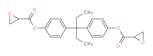 pentane-3,3-diylbis(4,1-phenylene) bis(oxirane-2-carboxylate)