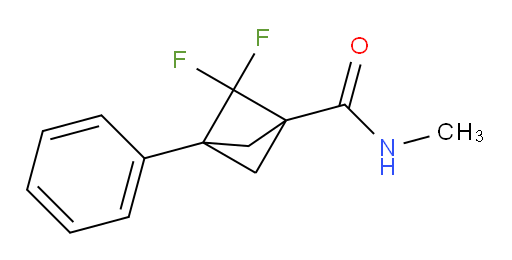 2,2-Difluoro-N-methyl-3-phenyl-bicyclo[1.1.1]pentane-1-carboxamide