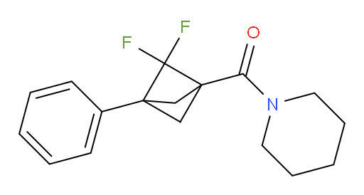 (2,2-Difluoro-3-phenyl-bicyclo[1.1.1]pent-1-yl)piperidin-1-ylmethanone