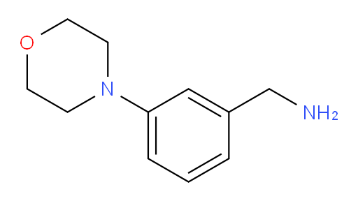 3-(4-Morpholinyl)benzenemethanamine (ACI)