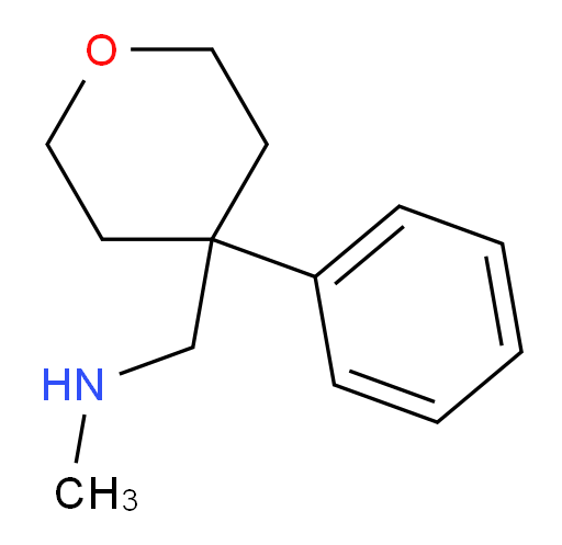 Tetrahydro-N-methyl-4-phenyl-2H-pyran-4-methanamine (ACI)