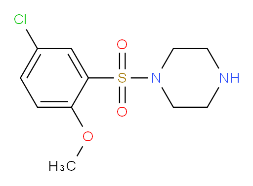 1-[(5-Chloro-2-methoxyphenyl)sulfonyl]piperazine (ACI)