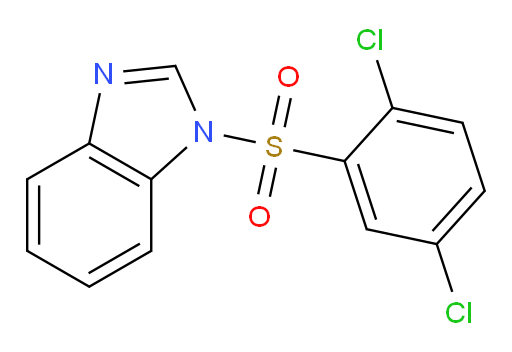 1-[(2,5-Dichlorophenyl)sulfonyl]-1H-benzimidazole (ACI)