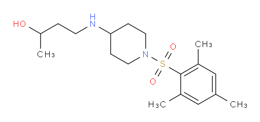 4-[[1-[(2,4,6-Trimethylphenyl)sulfonyl]-4-piperidinyl]amino]-2-butanol (ACI)