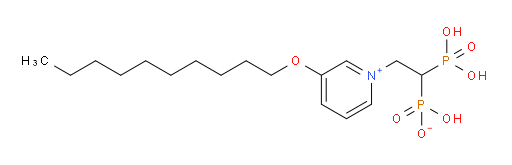 Pyridinium, 3-(decyloxy)-1-(2,2-diphosphonoethyl)-, inner salt (ACI)