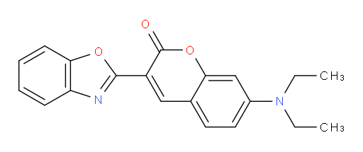 3-(2-Benzoxazolyl)-7-(diethylamino)coumarin