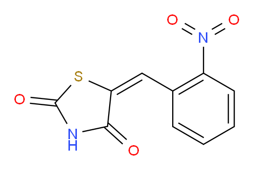 5-[(2-Nitrophenyl)methylene]-2,4-thiazolidinedione (ACI)
