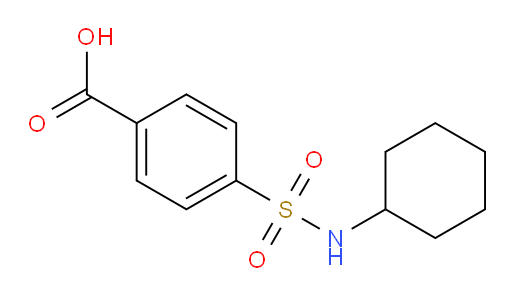 4-[(Cyclohexylamino)sulfonyl]benzoic acid (ACI)