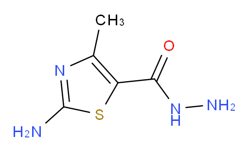 5-Thiazolecarboxylic acid, 2-amino-4-methyl-, hydrazide (7CI, 9CI, ACI)