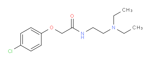2-(4-Chlorophenoxy)-N-[2-(diethylamino)ethyl]acetamide (ACI)
