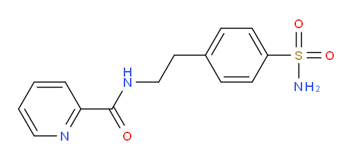 N-[2-[4-(Aminosulfonyl)phenyl]ethyl]-2-pyridinecarboxamide (ACI)