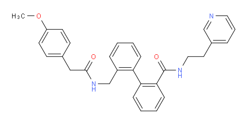 2′-[[[2-(4-Methoxyphenyl)acetyl]amino]methyl]-N-[2-(3-pyridinyl)ethyl][1,1′-biphenyl]-2-carboxamide (ACI)