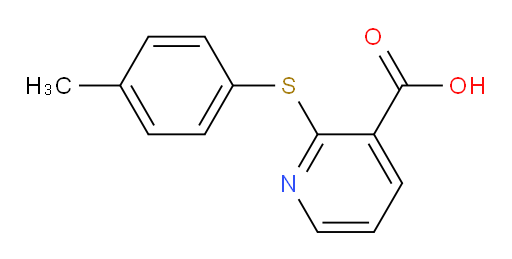 2-[(4-Methylphenyl)thio]-3-pyridinecarboxylic acid (ACI)