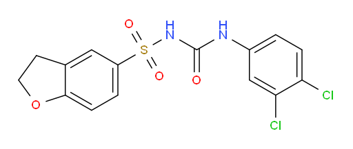 N-[[(3,4-Dichlorophenyl)amino]carbonyl]-2,3-dihydro-5-benzofuransulfonamide (ACI)