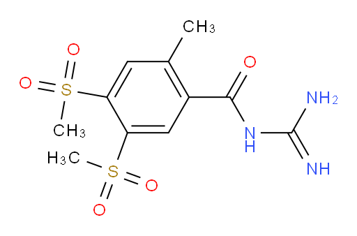 N-(Aminoiminomethyl)-2-methyl-4,5-bis(methylsulfonyl)benzamide (ACI)