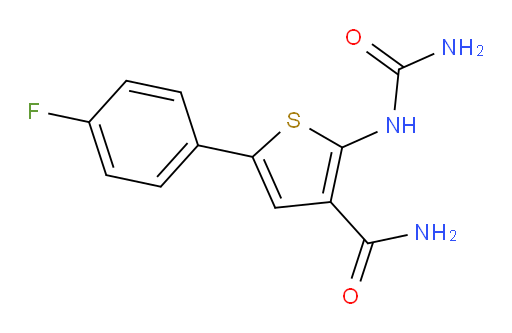 2-[(Aminocarbonyl)amino]-5-(4-fluorophenyl)-3-thiophenecarboxamide (ACI)