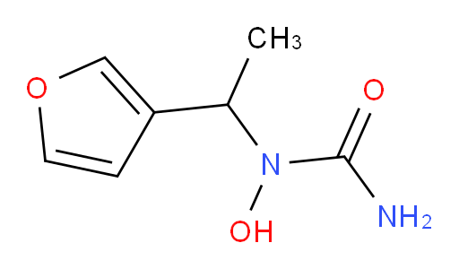 N-[1-(3-Furanyl)ethyl]-N-hydroxyurea (ACI)