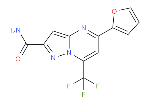 5-(2-Furanyl)-7-(trifluoromethyl)pyrazolo[1,5-a]pyrimidine-2-carboxamide (ACI)