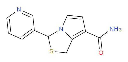 3-(3-Pyridinyl)-1H,3H-pyrrolo[1,2-c]thiazole-7-carboxamide (ACI)