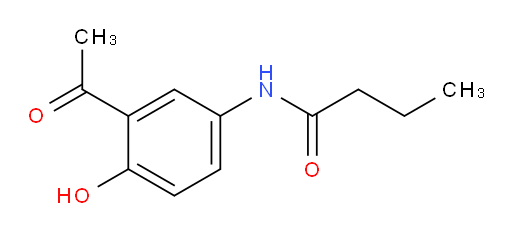 2-Acetyl-4-butyramidophenol