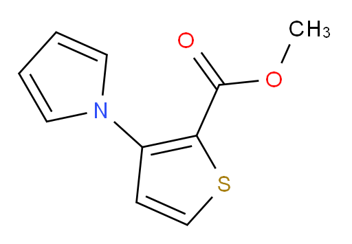 Methyl 3-(1H-pyrrol-1-yl)-2-thiophenecarboxylate (ACI)