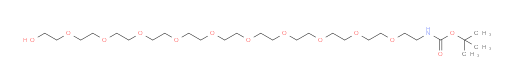 1,1-Dimethylethyl 34-hydroxy-5,8,11,14,17,20,23,26,29,32-decaoxa-2-azatetratriacontanoate (ACI)