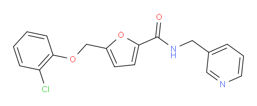 5-[(2-Chlorophenoxy)methyl]-N-(3-pyridinylmethyl)-2-furancarboxamide (ACI)