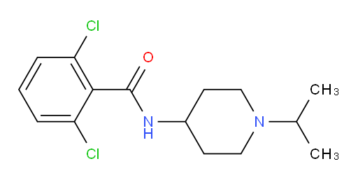 2,6-Dichloro-N-[1-(1-methylethyl)-4-piperidinyl]benzamide (ACI)