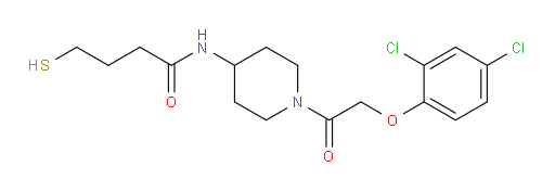 N-[1-[2-(2,4-Dichlorophenoxy)acetyl]-4-piperidinyl]-4-mercaptobutanamide (ACI)