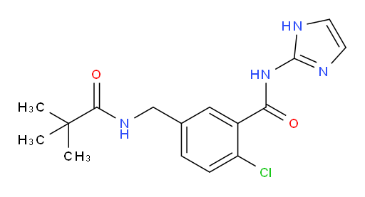 2-Chloro-5-[[(2,2-dimethyl-1-oxopropyl)amino]methyl]-N-1H-imidazol-2-ylbenzamide (ACI)
