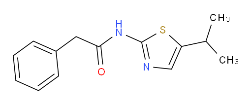 N-[5-(1-Methylethyl)-2-thiazolyl]benzeneacetamide (ACI)