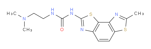 N-[2-(Dimethylamino)ethyl]-N′-(7-methylbenzo[1,2-d:3,4-d′]bisthiazol-2-yl)urea (ACI)