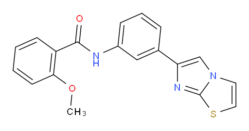 N-(3-Imidazo[2,1-b]thiazol-6-ylphenyl)-2-methoxybenzamide (ACI)