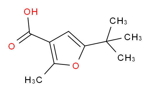 5-(1,1-Dimethylethyl)-2-methyl-3-furancarboxylic acid (ACI)
